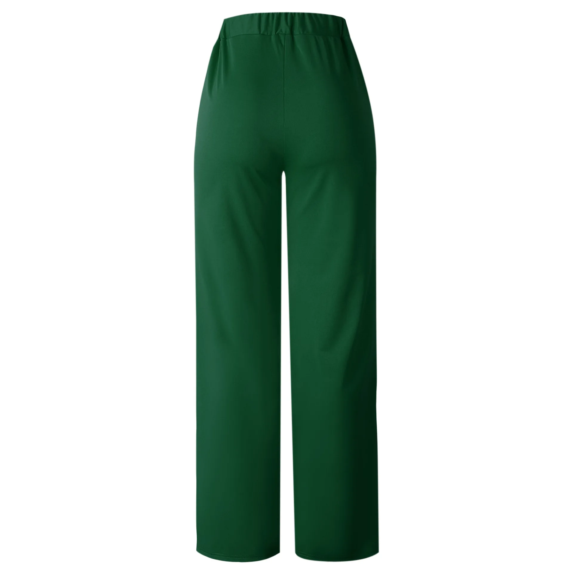 Женские Длинные прямые брюки с высокой талией повседневные офисные Вечерние