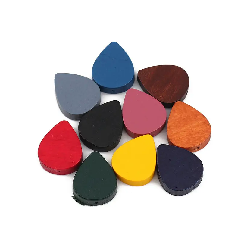 30 шт. деревянные бусины разделители черный и желтый деревянный Бисер для