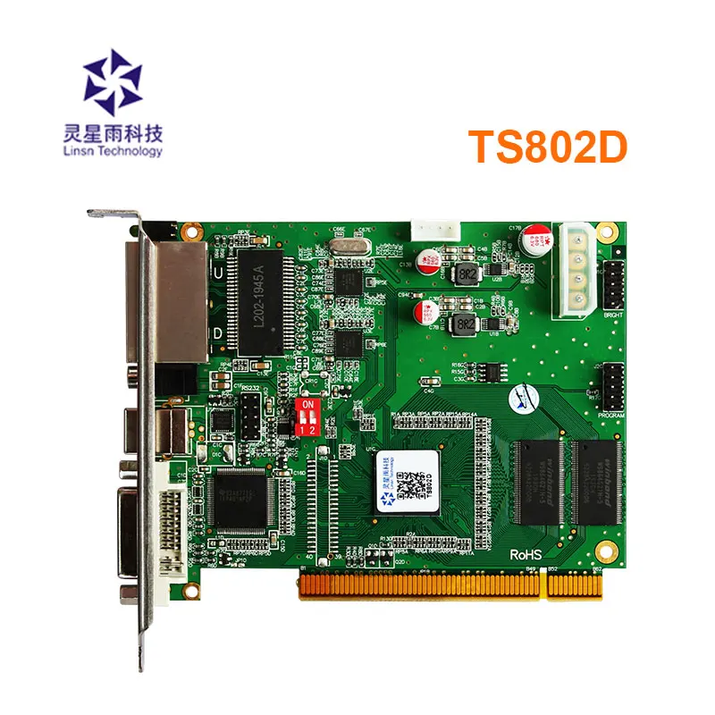 Linsn ts802d novastar msd300 colorlight s2 полноцветный светодиодный контроллер|Сценическое