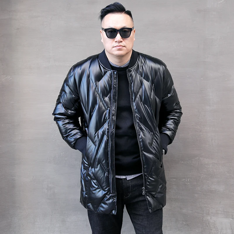 White Duck Down 20% Winter Coat Korean Fashion Plus Size Puffer Jacket Men Warm Parka Casaco 0044 YY1442 | Мужская одежда