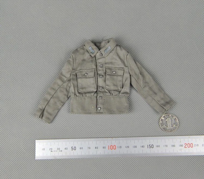 

1/6 Scale WWII Uniform Coat Shirt Model for 12''Body DIY Accessories