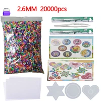 20000pcs 2 6mm mini hama beads template tweezers hama beads complete kit ironing beads fuse beads diy kids educational toys