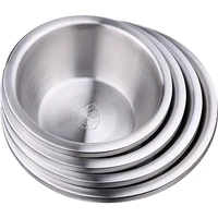 tureens stainless steel seasoning bowl seasoning cylinder thickened sink round soup bowl and basin eggbeater kitchen supplies