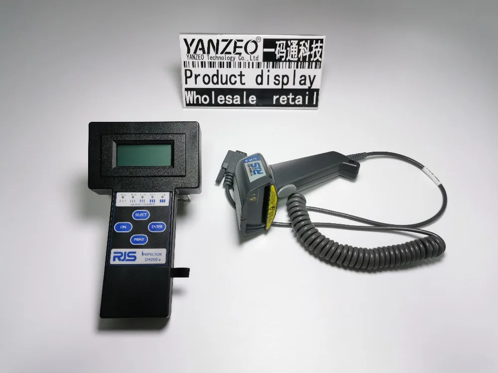 

Barcode Scanner for RJS Inspector D4000 Laser CR2 Linear Bar Code Verifier Opti Barcode Reader