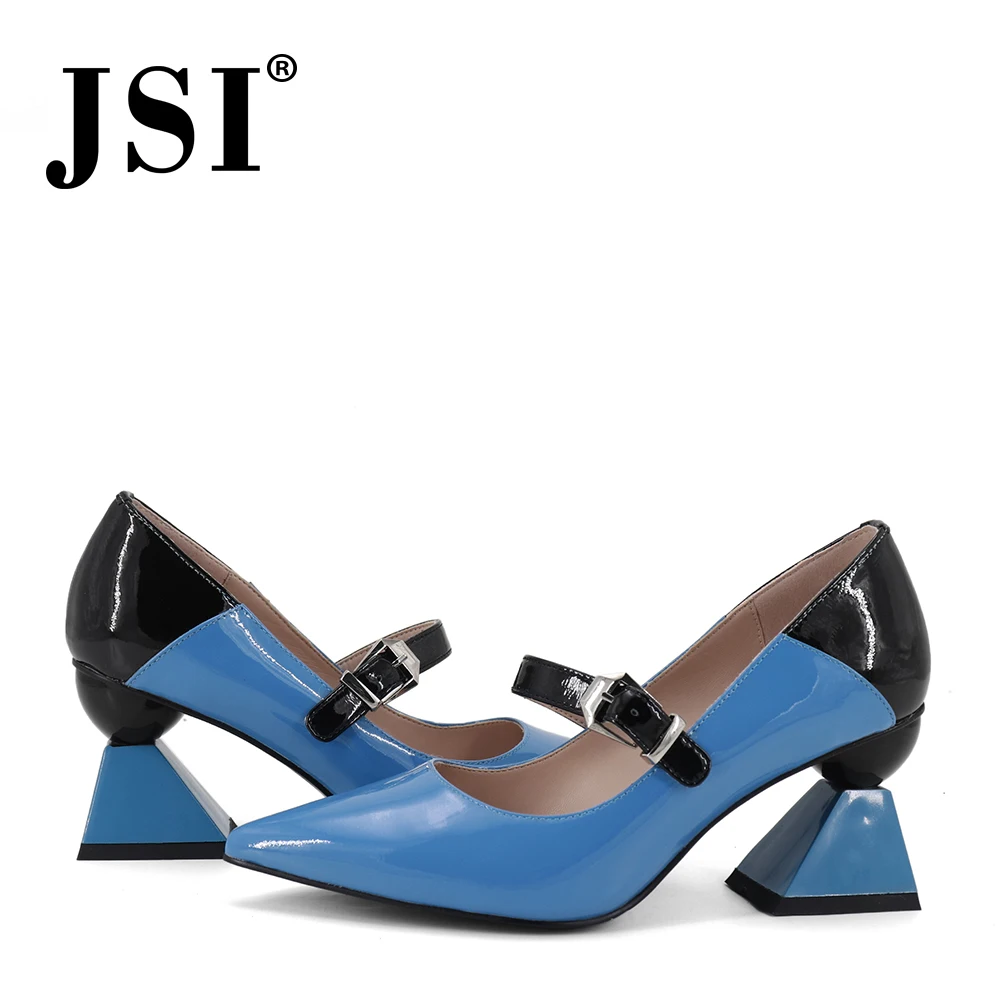 JSI/Новинка Весенняя женская обувь из натуральной кожи Высокое качество Необычный