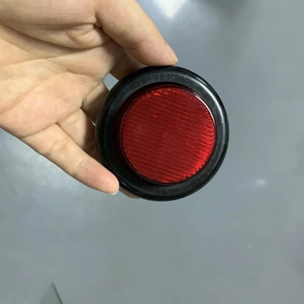4pcs 2 inch 24V 7LED Round Trailer Side Marker Lights Front Rear Trucks Clearance Lamp Bullet Red | Автомобили и мотоциклы