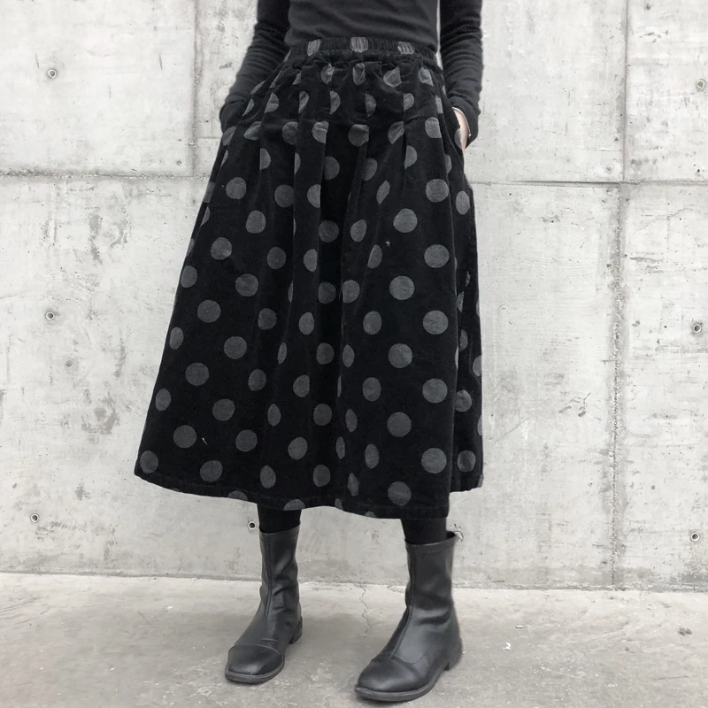 XITAO Pot Vintage Skirt Fashion New Loose Elegant Small Fresh Elastic Waist 2020 Spring Minority XJ3606 | Женская одежда