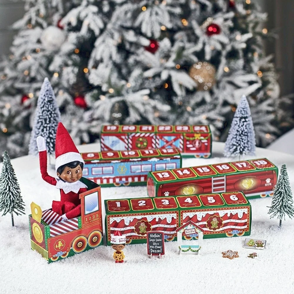 

Christmas Countdown Advent Calendar, 24-day Surprise Blind Box, 24 Small Gifts, Creative Train Shape, New Year Children’s Gifts,