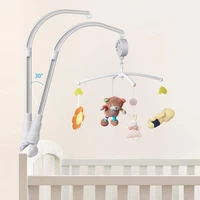 baby mobile crib holder 360 degree rotate bracket baby diy crib mobile bed bell hanging toys wind up music box baby rattle toys