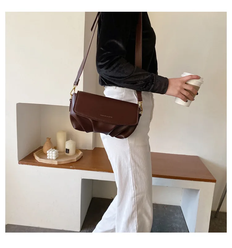 

Aijolen 2020 Spring New Head Layer Cowhide Cloud Bag Shoulder Messenger Chain Bag Leather Handbag