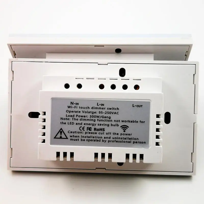 

Dimmers 220v Smart Wifi Touch Control Switch Stepless Dimmer Compatible with Amazon Alexa Google Assistant Ewelink