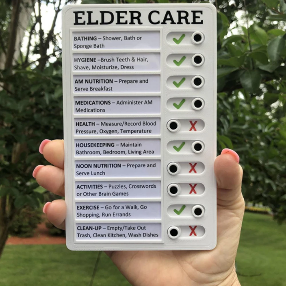 

1Pcs Reusable RV Checklist Note Board Daily Notepad With Sliding Button Plastic Memo Move Chore Board Refrigerator Planner