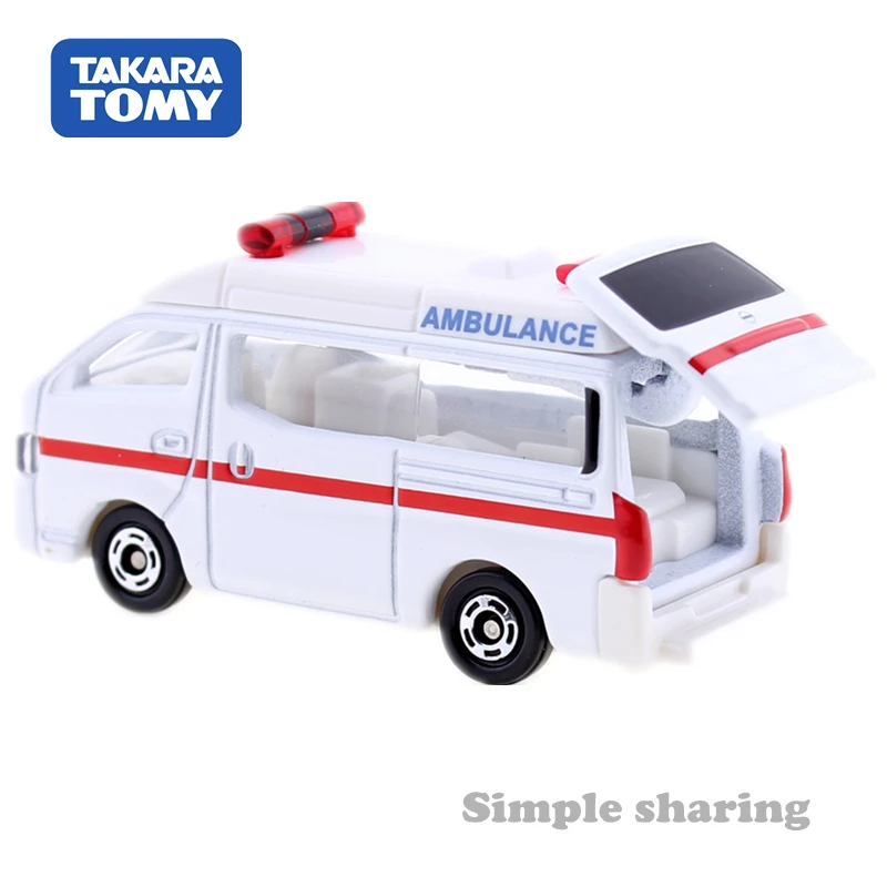 Takara Tomy Tomica NO.18 Nissan NV350 Caravan скорая помощь 1/56 литая металлическая модель автомобиля