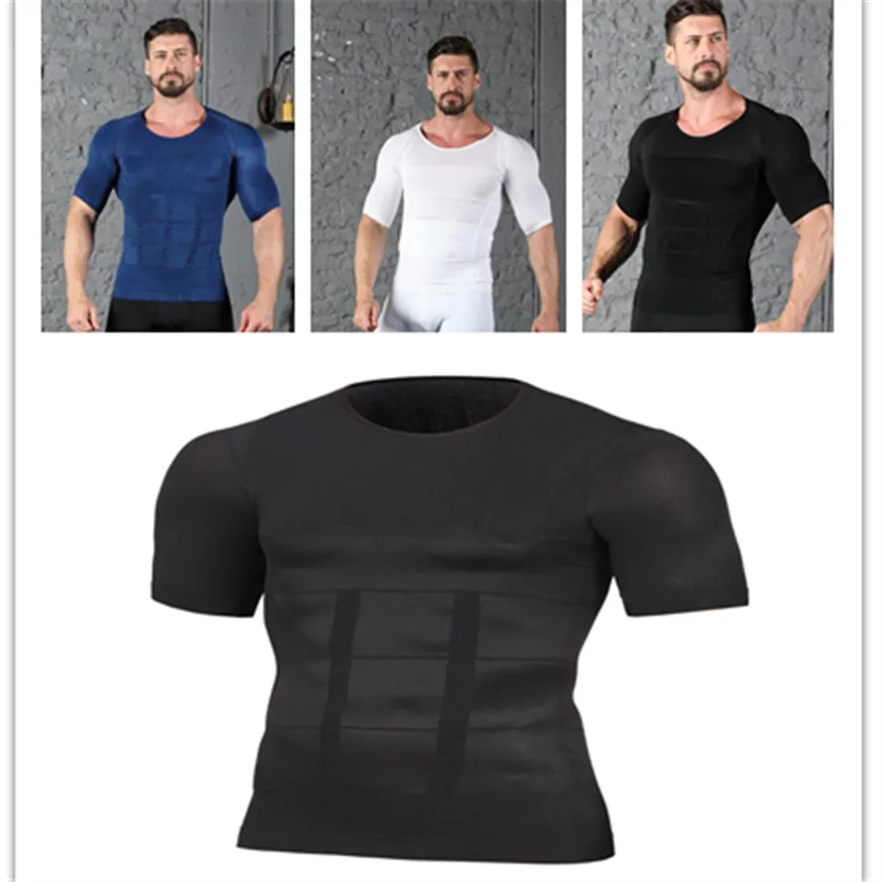 Мужской корсет для коррекции живота компрессионный бодибилдинга сжигания жира