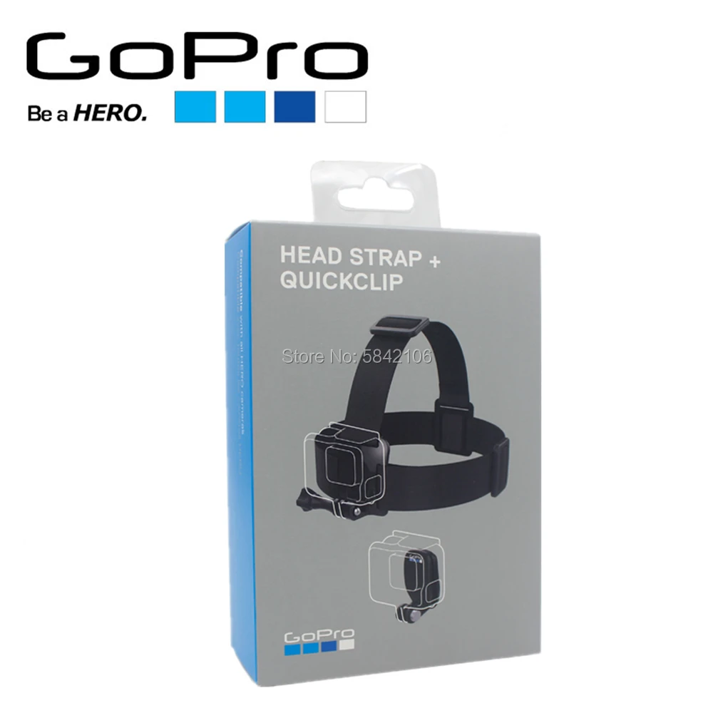 Gopro ремень на голову + QuickClip ACHOM 001 (официальный крепление) оригинала официальные