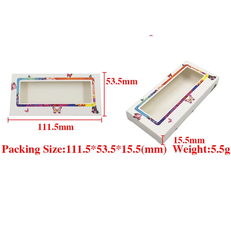 

10-100pcs Carton Paper Lash Packing Box for 25mm long EyeLash Wholesale Bulk Cheap Pretty Lashes Storage Packaging LS Beauty