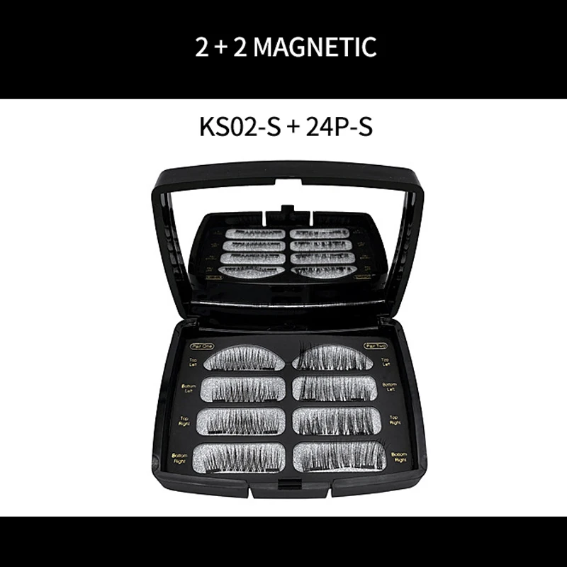 3d магнит накладные ресницы четыре маленькие втираются акриловый набор без клея