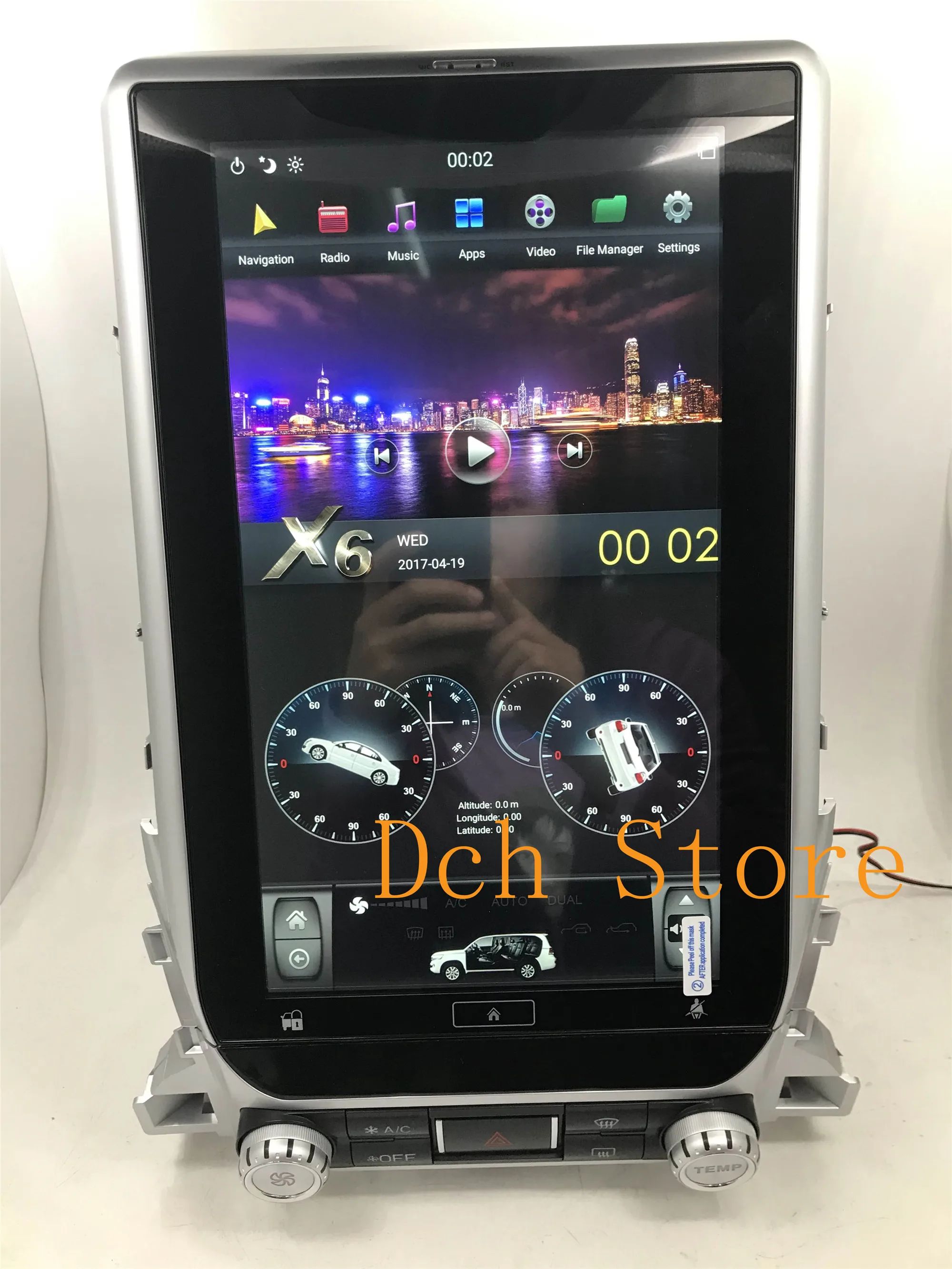 13 6 ''tesla style PX6 Android 9 0 автомобильный DVD GPS Навигатор Радио для TOYOTA LAND CRUISER LC200 2016 2018