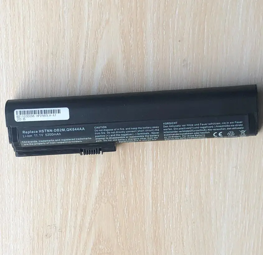 Ноутбук Батарея для hp EliteBook 2560p 2570 QK644AA QK645AA SX06 SX06XL SX09 HSTNN-C48C HSTNN-C49C HSTNN-DB2L HSTNN-I08C |
