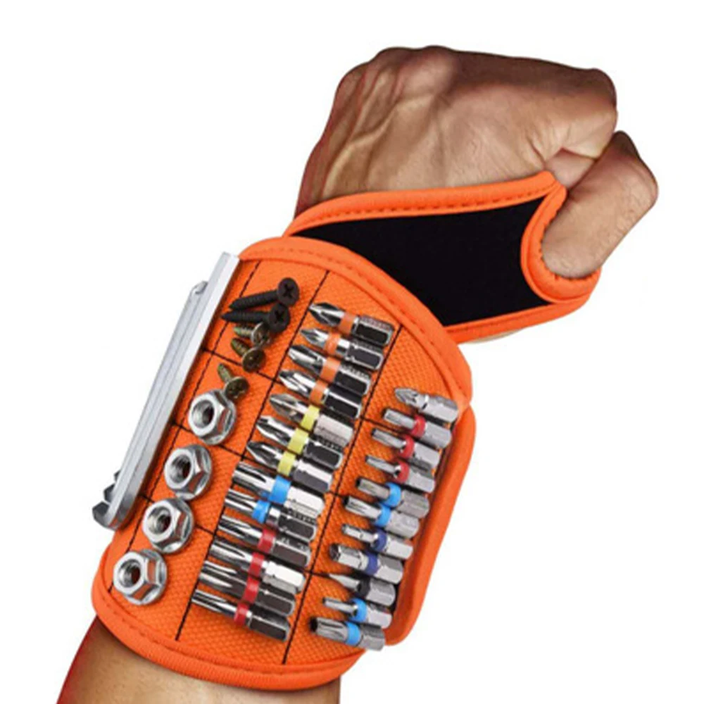 Магнитный ремешок отвертка Адсорбция 16 полиэстер Регулируемый Ремонтный