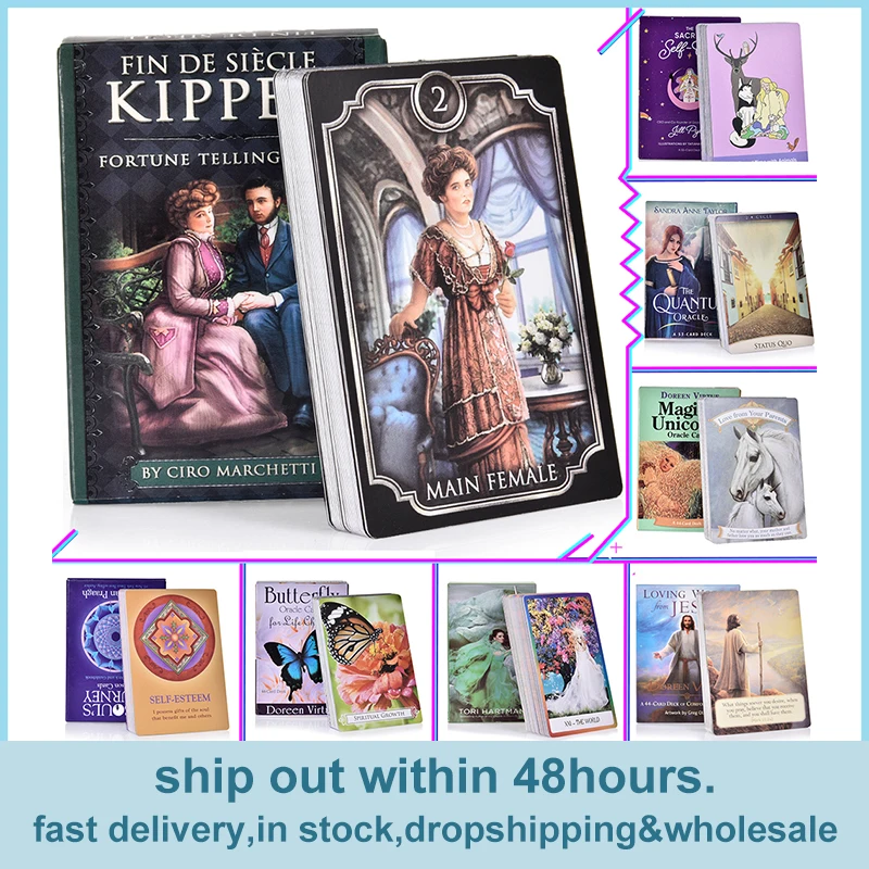 

39-карточный плавник века SIECLE KIPPER, колода предсказаний, колода карт с изображением ораклов, новинка, эзотерическая игра Ciro Mars