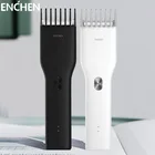 Электрическая машинка для стрижки волос ENCHEN Boost, профессиональный триммер с керамическими лезвиями, аккумуляторная, для парикмахеров