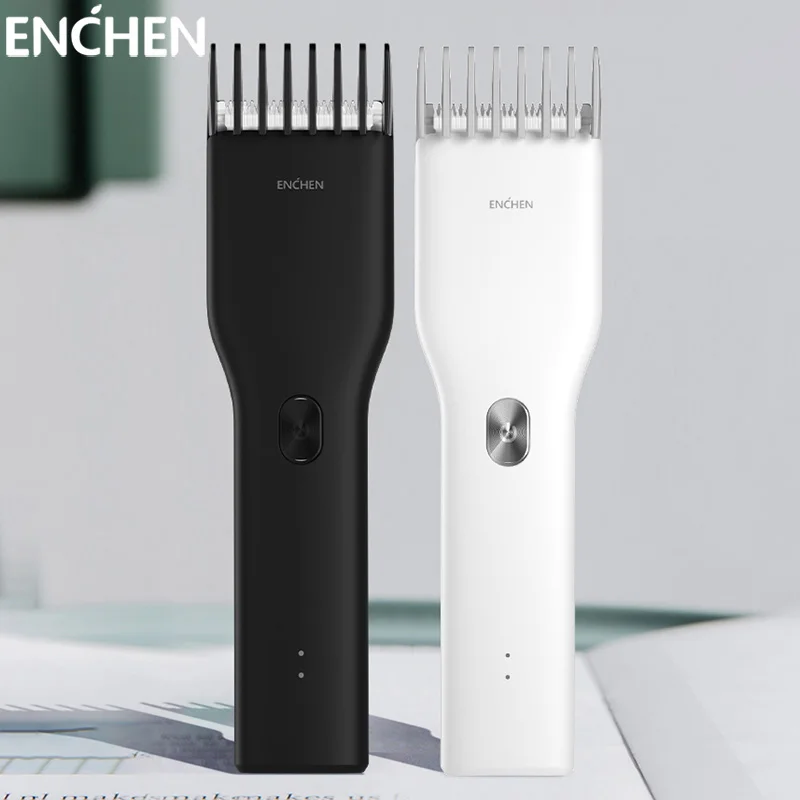 Профессиональная электрическая машинка для стрижки волос ENCHEN Boost с функциями