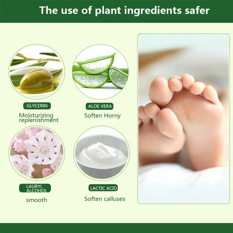 

1 Pair Aloe Vera Exfoliating Foot Mask Socks Pedicure Dead Skin Peeling Removal