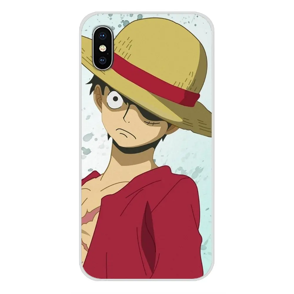 Силиконовый чехол для мобильного телефона в виде ракушки Чехлы One Piece Monkey D Луффи