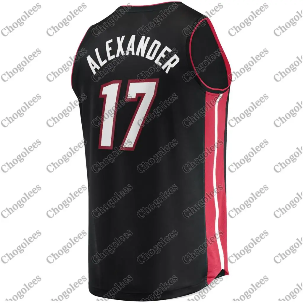 

Men Basketball Jersey Kyle Alexander Miami Branded Fast Break Jersey Black Icon Edition