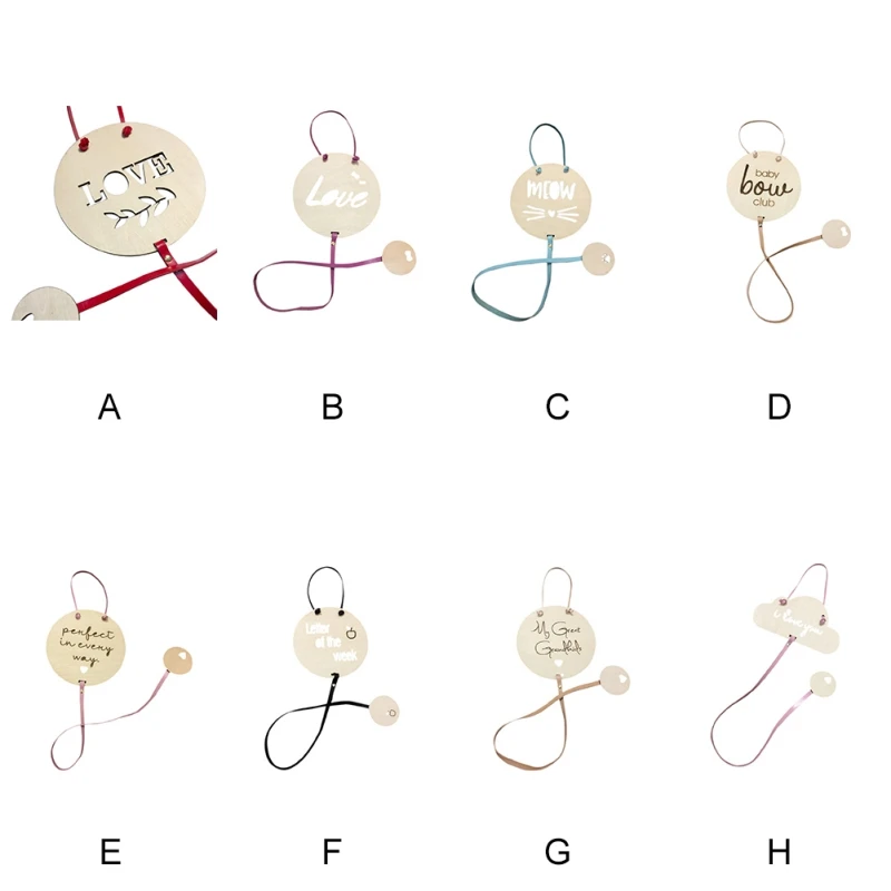 Заколка для волос в скандинавском стиле детский деревянный держатель фото