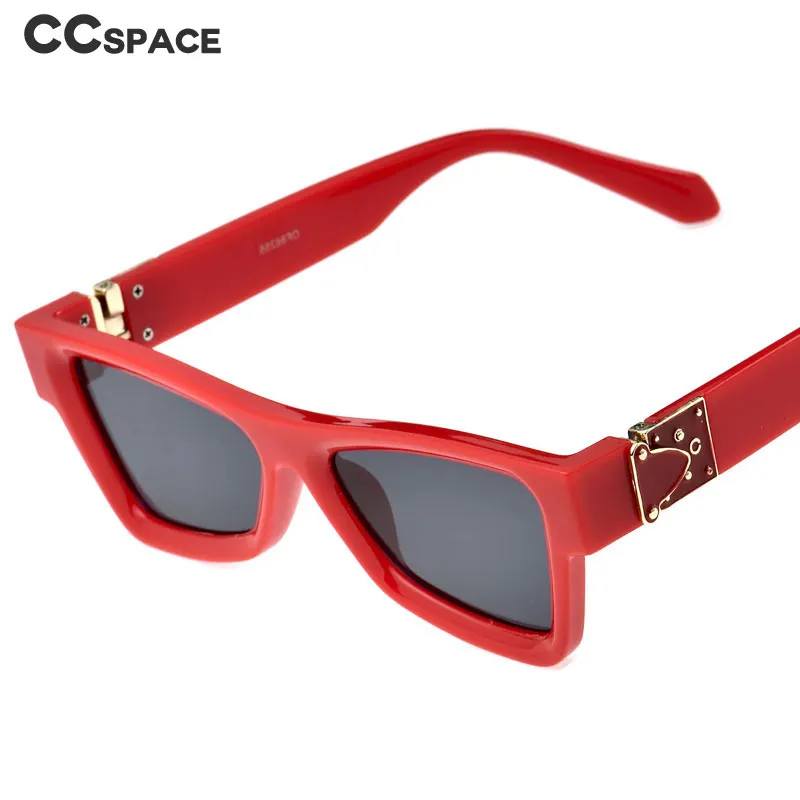 46145 CCspace крутые Роскошные ретро солнцезащитные очки для мужчин и женщин модные UV400