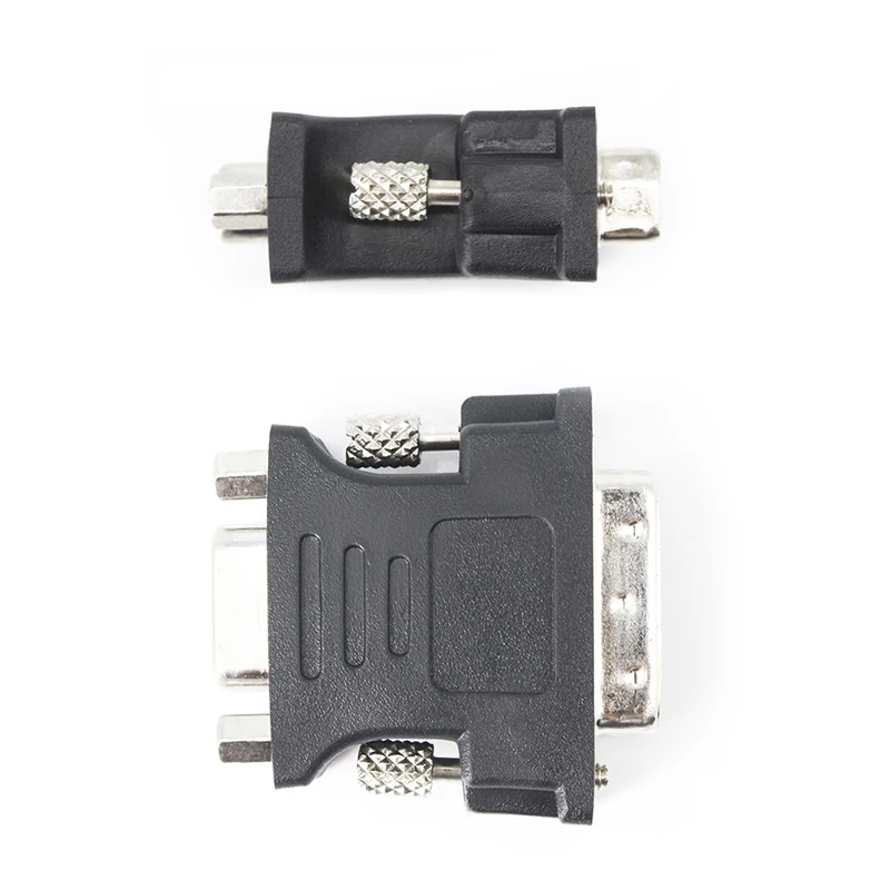 С DVI на VGA Кабель-адаптер штекер к женскому DVI 24+ 5 Pin к VGA 1080P конвертер адаптер для HDTV монитора компьютера ПК ноутбука DVI-I