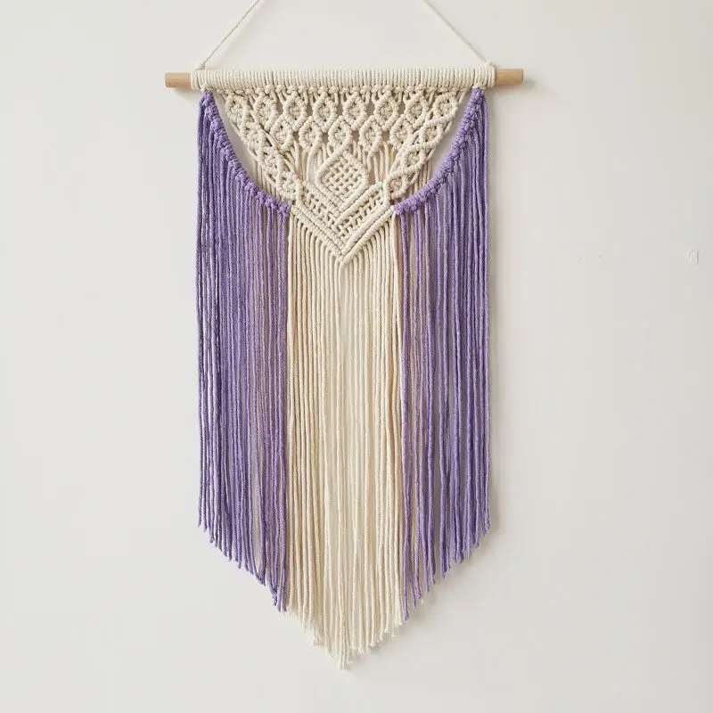 

ins wind Nordic hand-woven tapestry wall hanging indoor wall background decoration homestay wall decoration home fabric