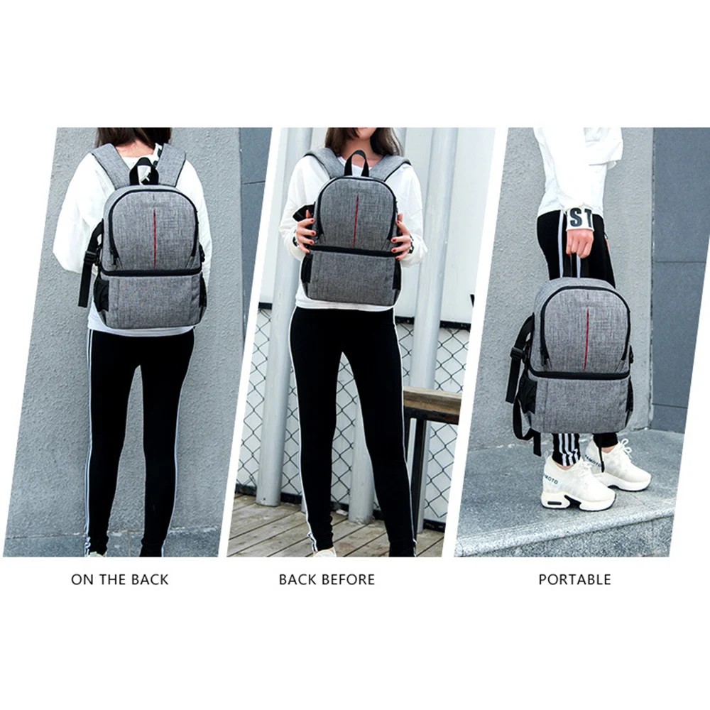 Portable large Capacity Multi-Function Outdoor Waterproof Wear-Resistant Backpack Oxford Cloth Fashion Digital Camera | Электроника