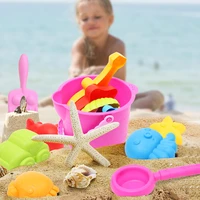 9pcs beach toys set for kids baby beach game toys children sandbox set kit summer toys for beach play sand water game play cart