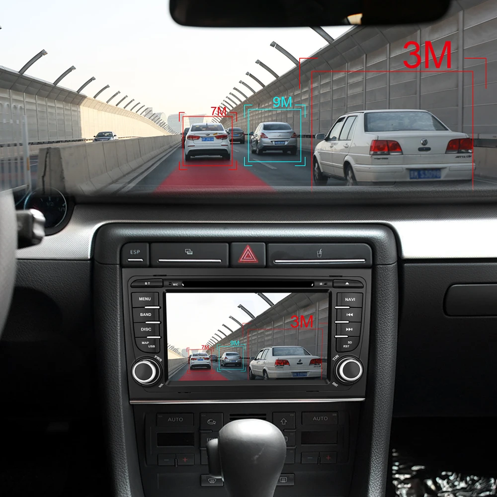 Isudar 2 Din Авто Радио Android 9 для Audi/A4/S4 2002-2008 CANBUS Автомобильный мультимедийный Видео DVD gps Восьмиядерный rom 32G USB DVR DSP
