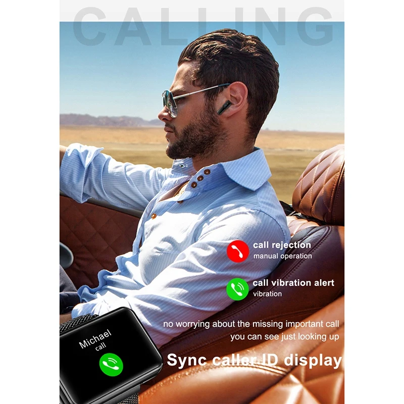 

T91 TWS Wireless Bluetooth Headset Watch 1.4 Inch Sn Bluetooth Call Weather Smartwatch