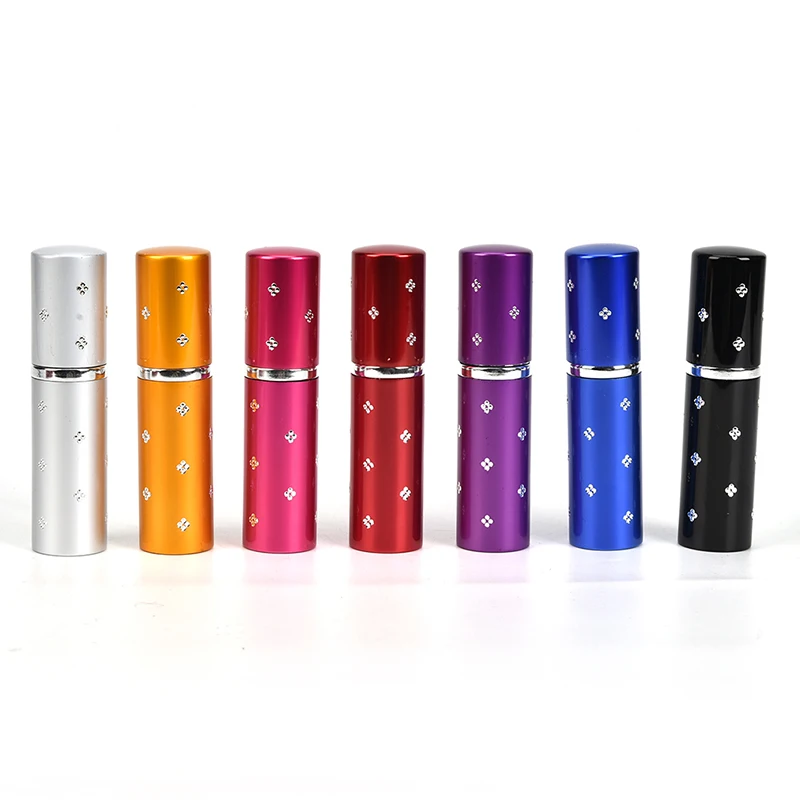 1pc 10ml Mini Portable Empty Perfume Bottle Metal Spray Scent Pump Case Travel Refillable Atomizer 2 Styles | Красота и здоровье