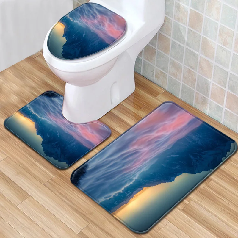 

Beautiful Scenery bathroom mat bath mat bathroom bathroom carpet bath mat Toilet mat Bathroom rug Bathroom mat Rug bath mats