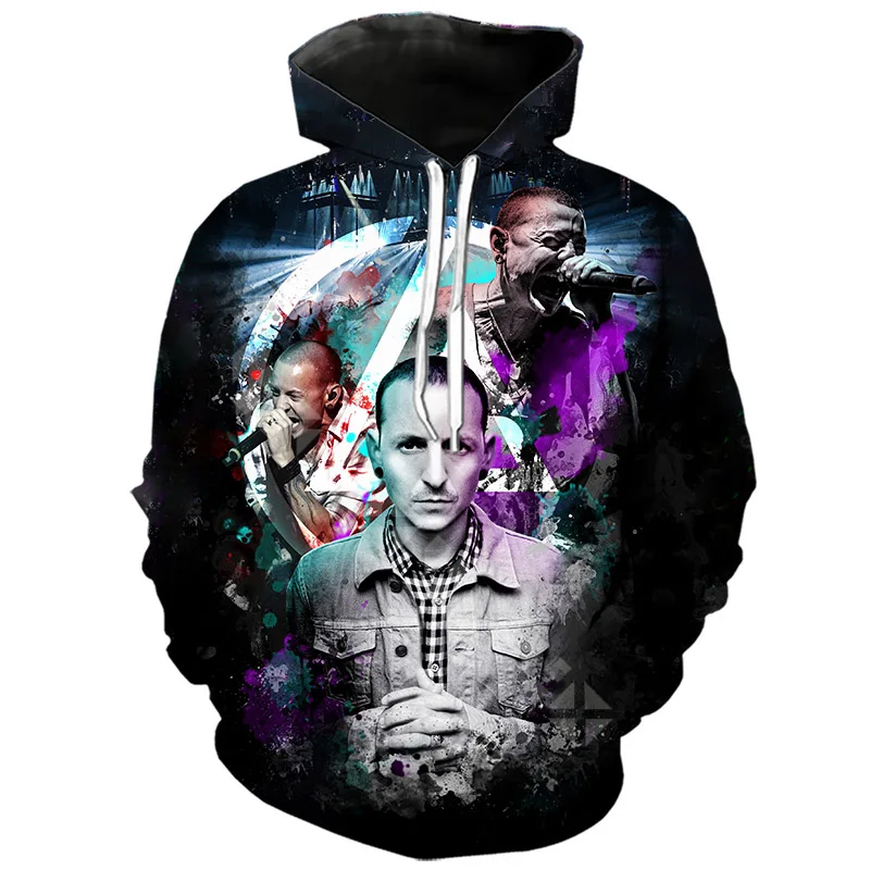 Худи унисекс рок-группа Linkin Park 3D Принт толстовки Мужские Женские толстовки Повседневная Уличная стильный спортивный костюм пуловеры верхняя одежда - Цвет: Hoodies 04