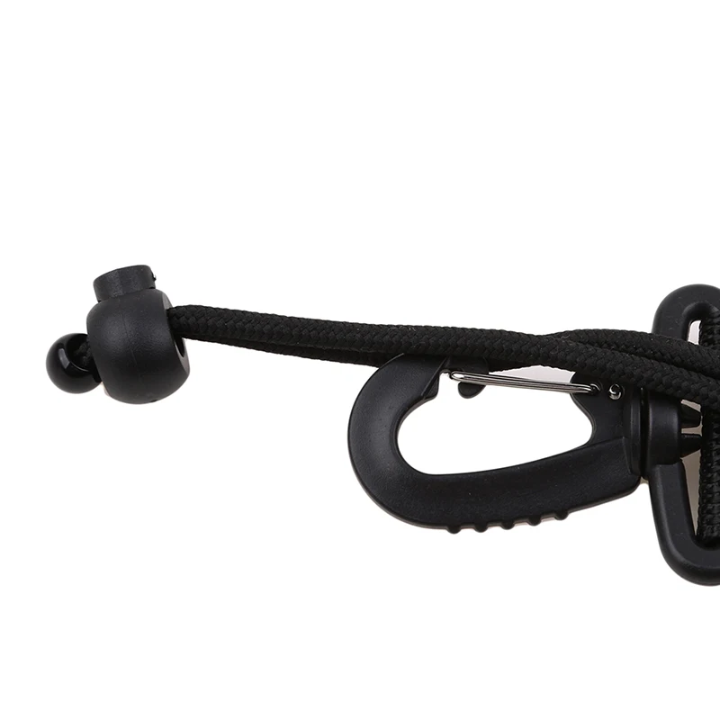 

Black Diving Camera Lanyard Quick Release Buckle Diving Tools Anti-lost Lanyard for Underwater Sports