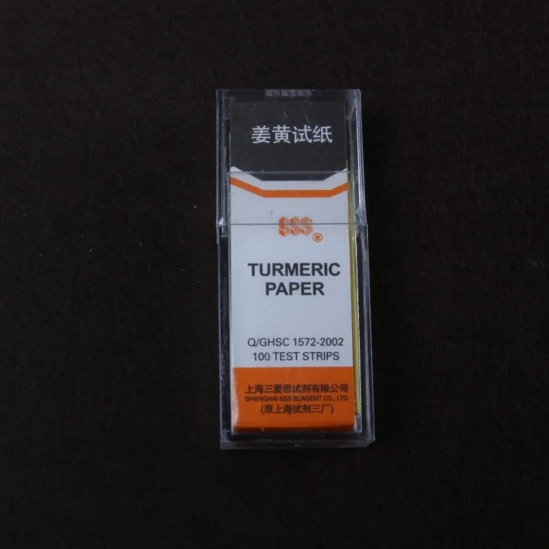 

Turmeric test paper 100strip/pcs, 10pcs/pk free shipping
