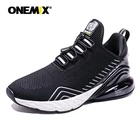 Кроссовки для бега ONEMIX с воздушной подушкой, Мужская Легкая вязаная сетчатая дышащая Спортивная обувь для бега на открытом воздухе, фитнеса, тренировок, спортивная обувь
