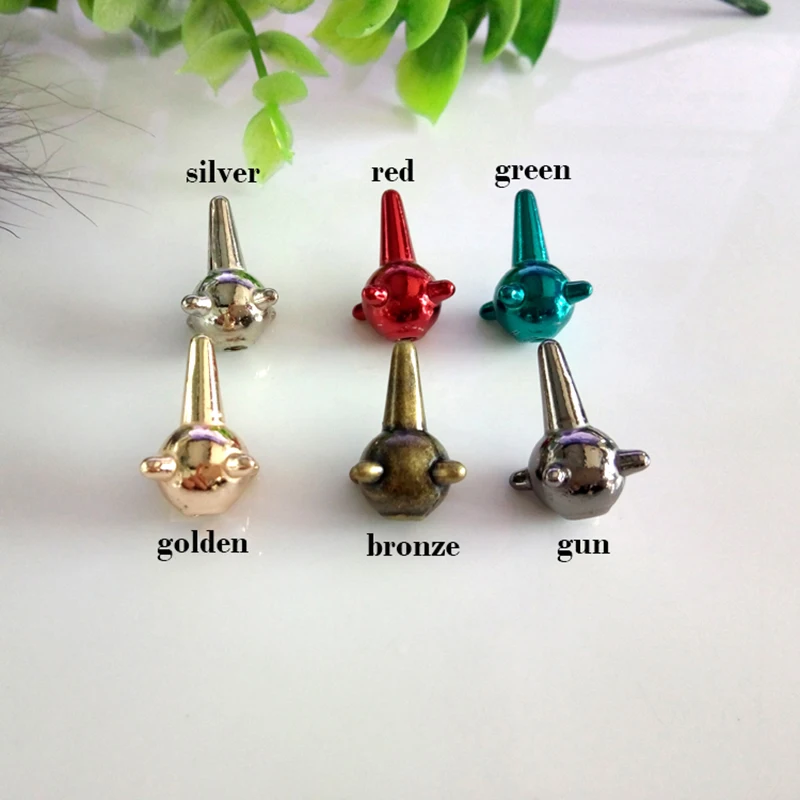 Красочные бола форма одежды заклепки с винтами шпильки для сумки шляпы обуви