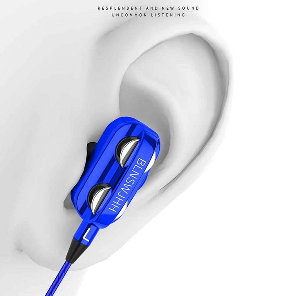 

In-ear 3.5mm Noise Isolation earphone Extra Bass Wired sport Headset Earpiece for xiaomi for HUAWEI smart phone earphones