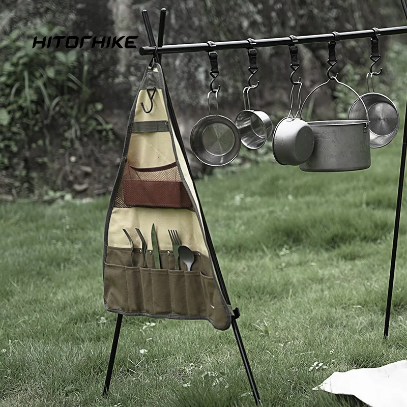 Сумка для штатива Hitorhike многофункциональная холщовая кемпинга пикника посуда