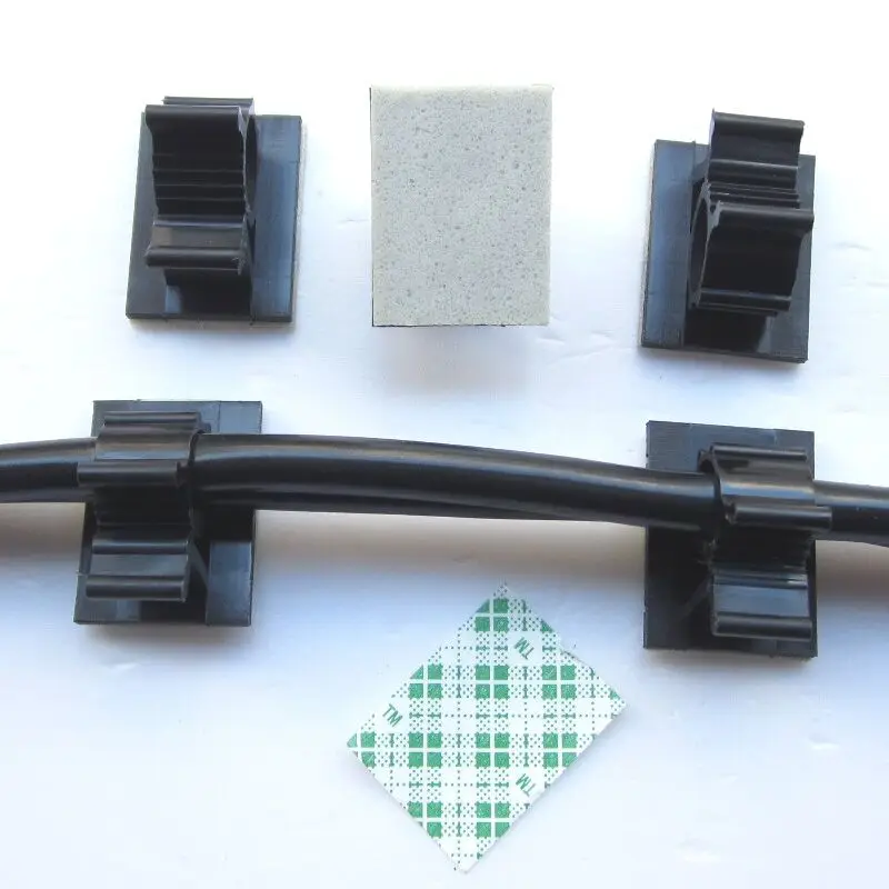 Клейкие зажимы для кабелей органайзер зарядки шнура питания автомобильный ПК