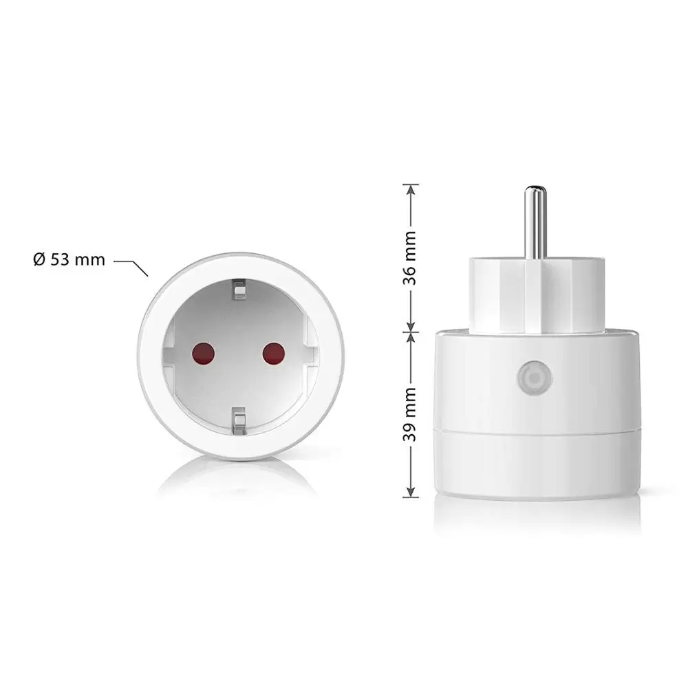 

mini 10A 2300W 220-240V 433MHz wireless remote control smart plug intelligent power switch socket energy saving socket