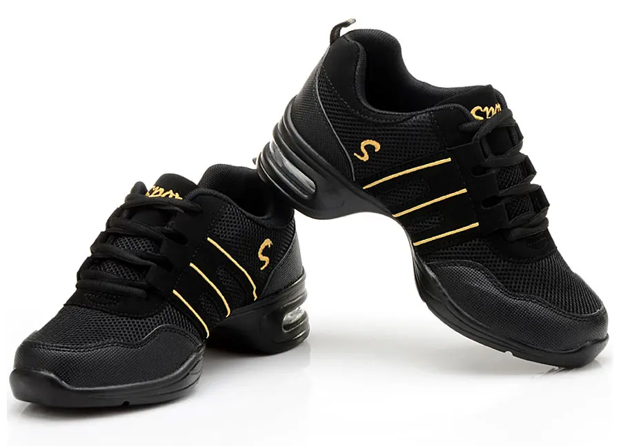 Women's Soft Bottom Jazz Hip Hop Dance Sneakers Lightweight Breathable Woman Dancing Shoes Ladies Modern Sports Dance Shoes